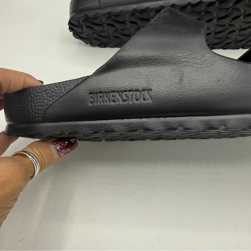 Birkenstock Black Eva Arizona Slide on Sandals - Picture 5 of 7